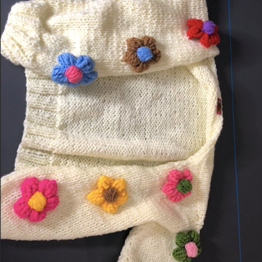 Insta-Famous Flower Cardigan